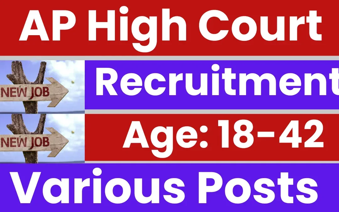 AP High Court Recruitment 2025: Apply for 1621 Group C Posts