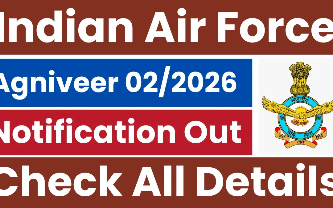 Air Force Agniveer Recruitment 2025: Notification Out 02/2026