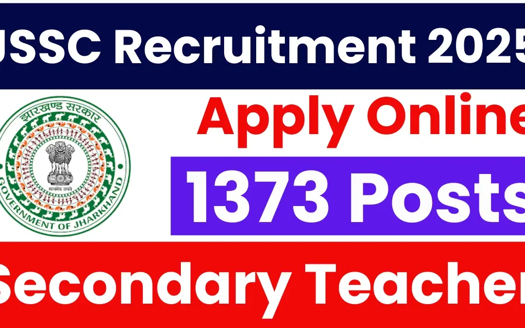 JSSC Secondary Teacher Recruitment 2025: Notification Released for 1373 Posts