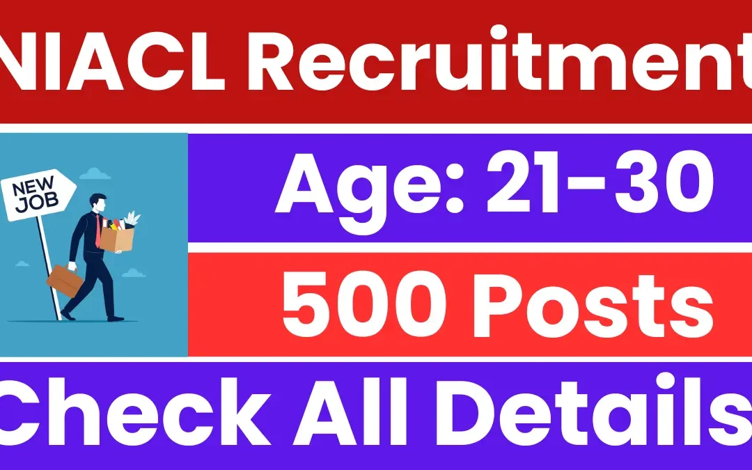 NIACL Apprentice Recruitment 2025: Apply Start, Check State Wise Vacancy