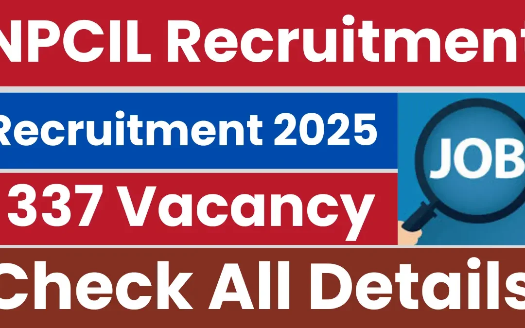 Nuclear Power Corporation Apprentice Recruitment 2025: Apply Online for 337 Posts