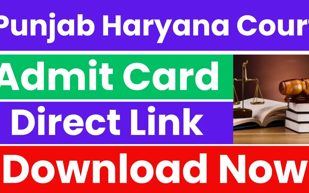Punjab Haryana High Court Stenographer Official Mock Test Link, Check Now
