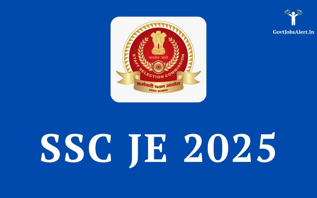 SSC JE 2025: Notification for 1340+ Junior Engineer Posts, Salary up to ₹1,12,400