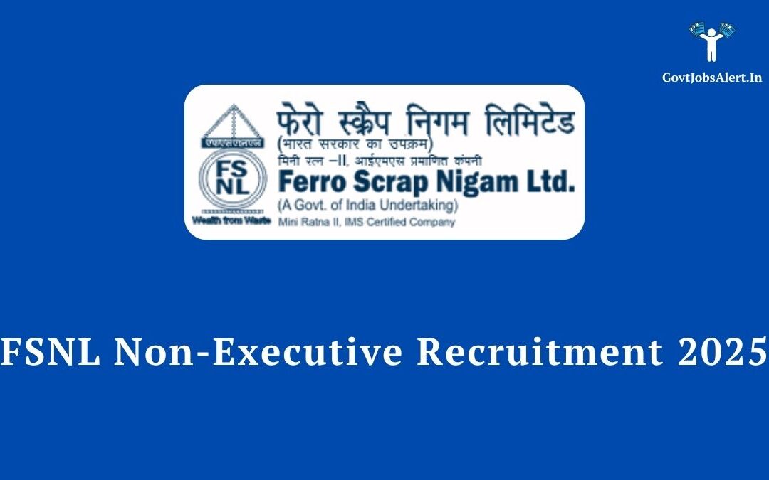 FSNL Non-Executive Recruitment 2025: Golden Opportunity for 46 Posts! Apply Now for Supervisor, Operator & Other Roles
