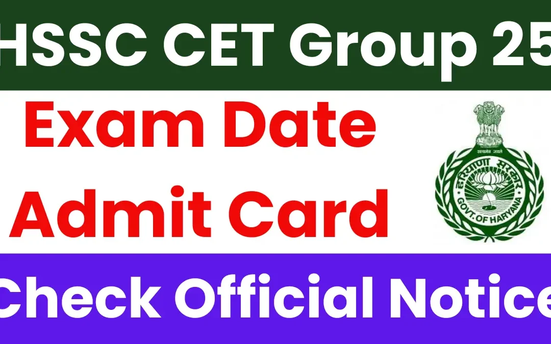HSSC Group 25 Shortlisted Candidates Second List 2025 Out, Check Cut-Off