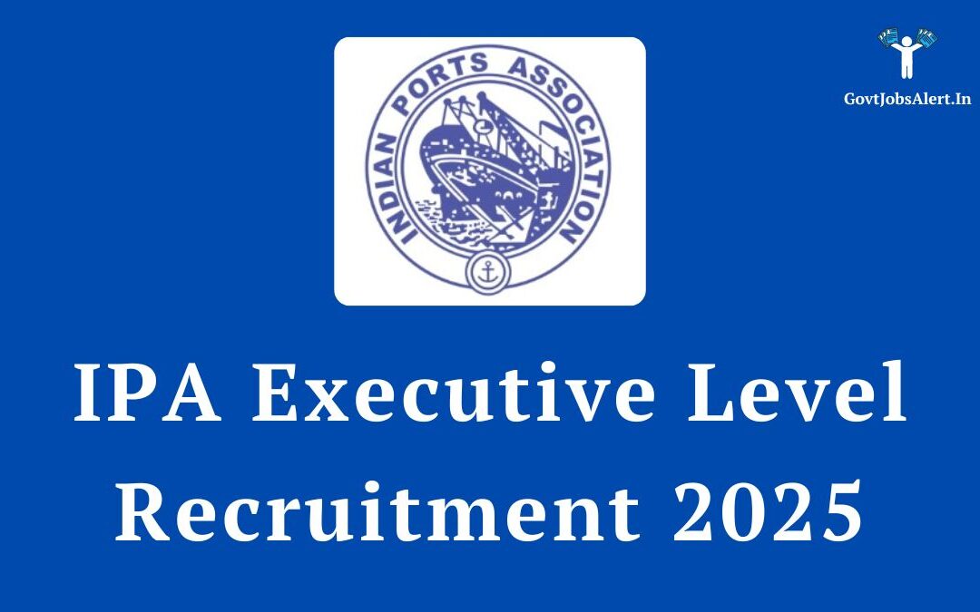 IPA Executive Recruitment 2025: Golden Opportunity for 41 Posts, Salary up to ₹1,60,000!