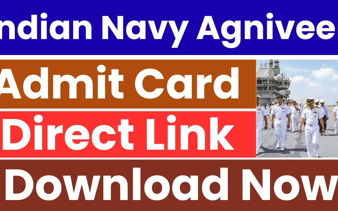 Indian Navy Agniveer MR Musician Admit Card 2025 Released, Download Now, Direct Link
