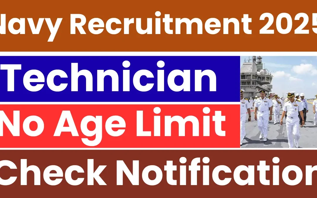 Indian Navy Recruitment 2025: Short Notification Out for Technician Posts