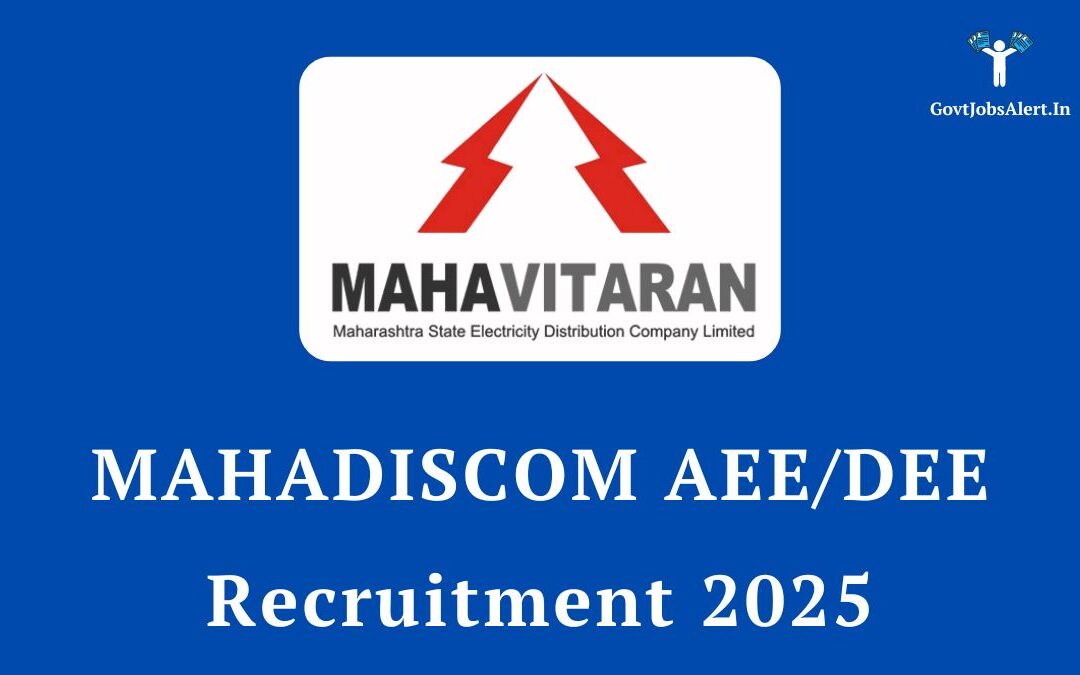 MAHADISCOM AEE/DEE Recruitment 2025: Golden Opportunity for Engineers with High Salary & Benefits!
