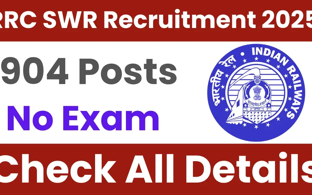 RRC SWR Apprentice Recruitment 2025: Apply for 904 Posts