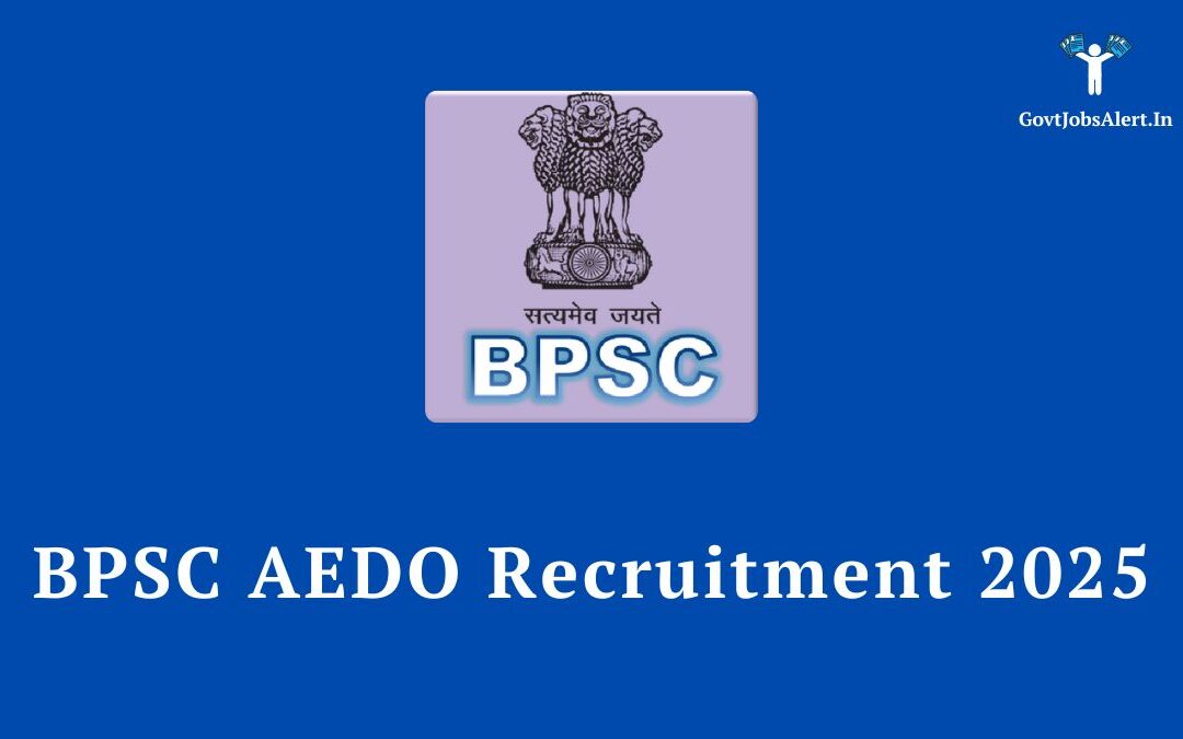 BPSC AEDO Recruitment 2025: Notification Out for 935 Posts, Apply Online