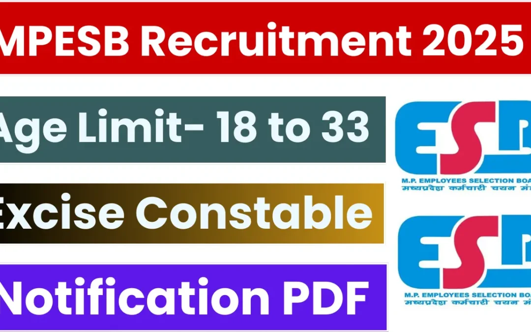 MPESB Excise Constable Exam Date Out, Check Official Notice