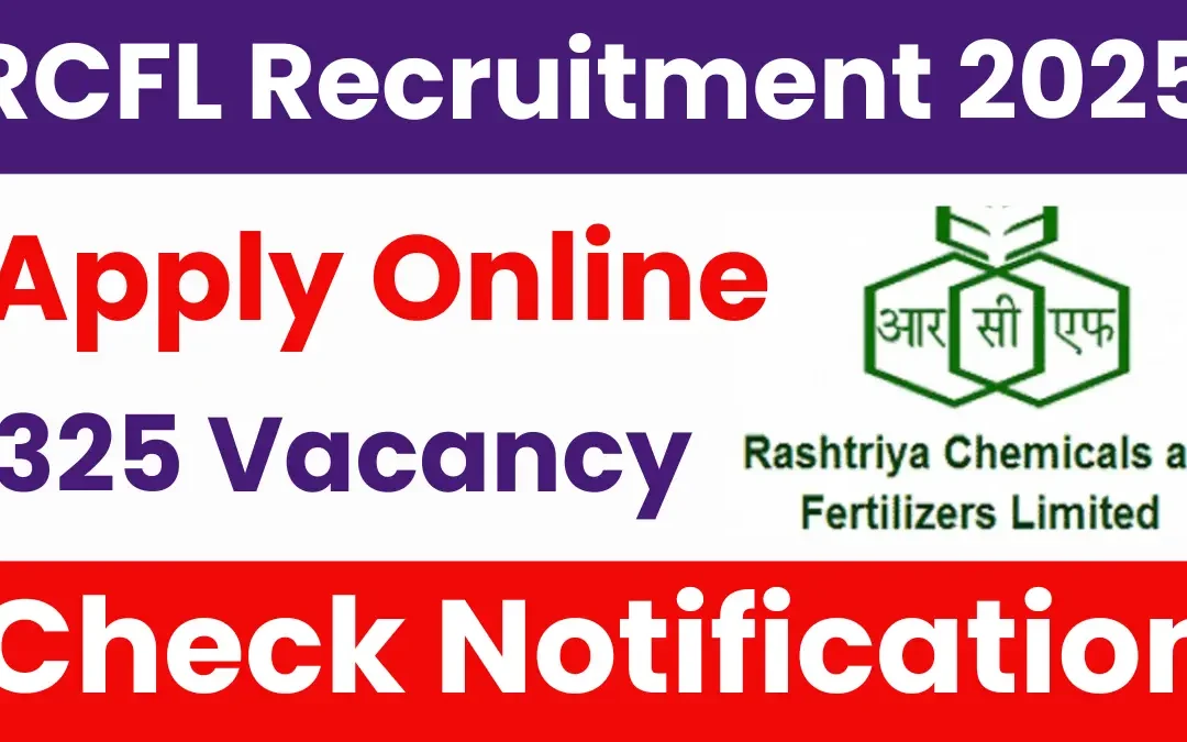 RCFL Apprentice Recruitment 2025: Apply for 325 Posts