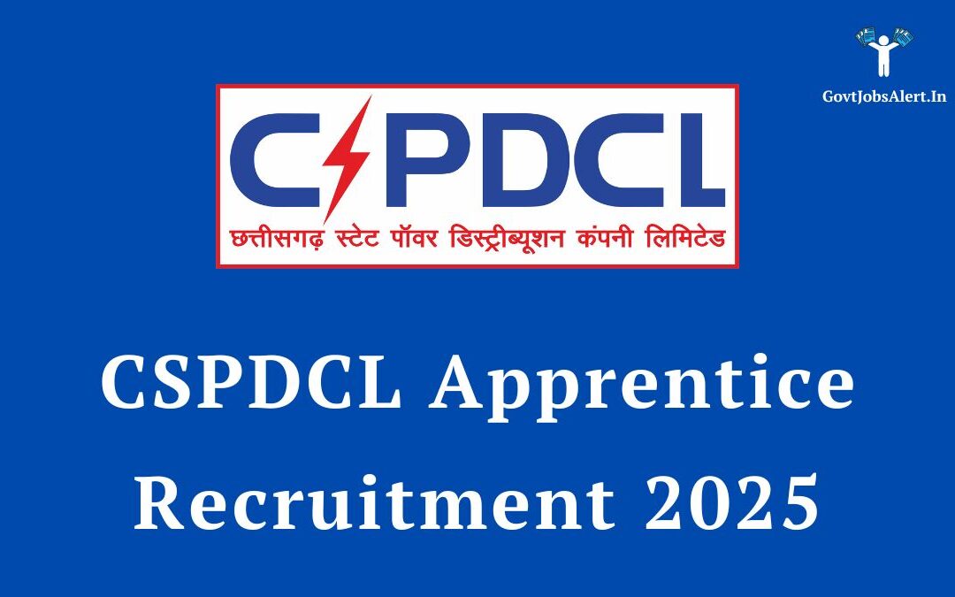 CSPDCL Apprentice Recruitment 2025: Apply Now for 23 Graduate & Diploma Posts, Stipend up to ₹9,000