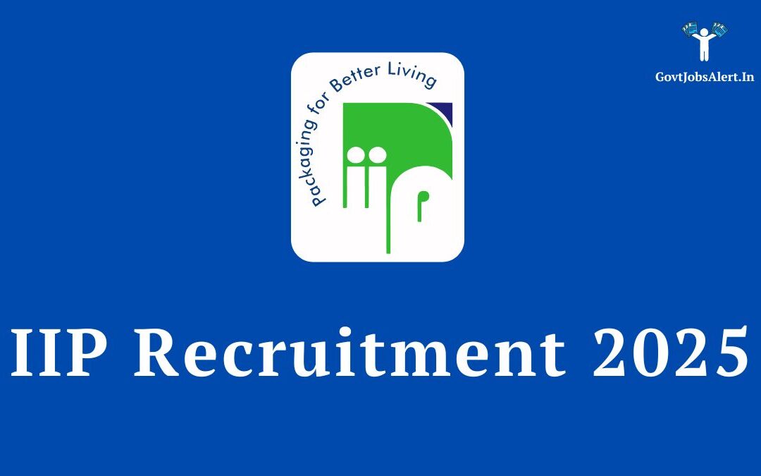 IIP Recruitment 2025: Exciting Vacancies for Additional Director, Clerk, and More Posts Announced!