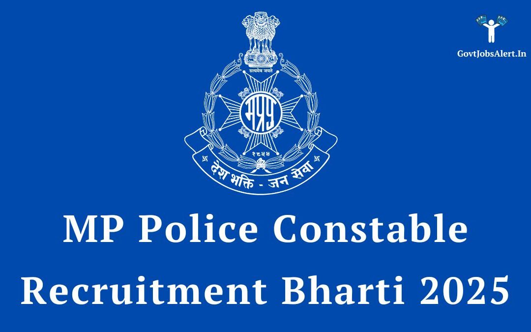 MP Police Constable Recruitment Bharti 2025: Apply Online for 7500 Posts, Check Salary & Eligibility