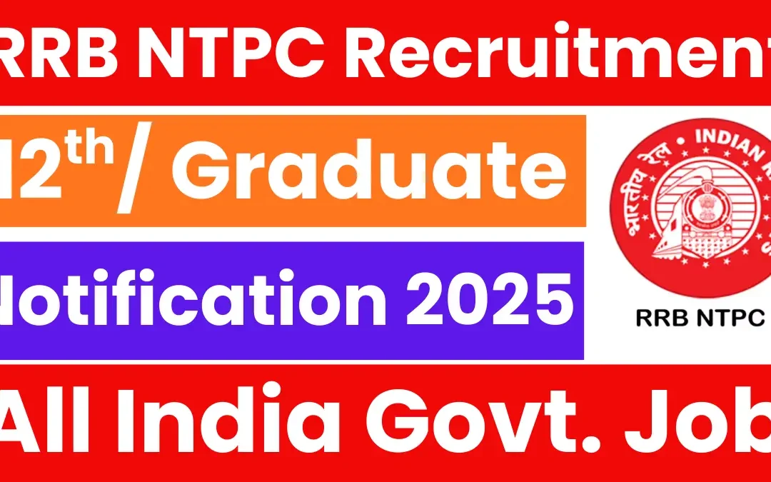 RRB NTPC Recruitment 2025: Short Notification Out for 8875 Posts