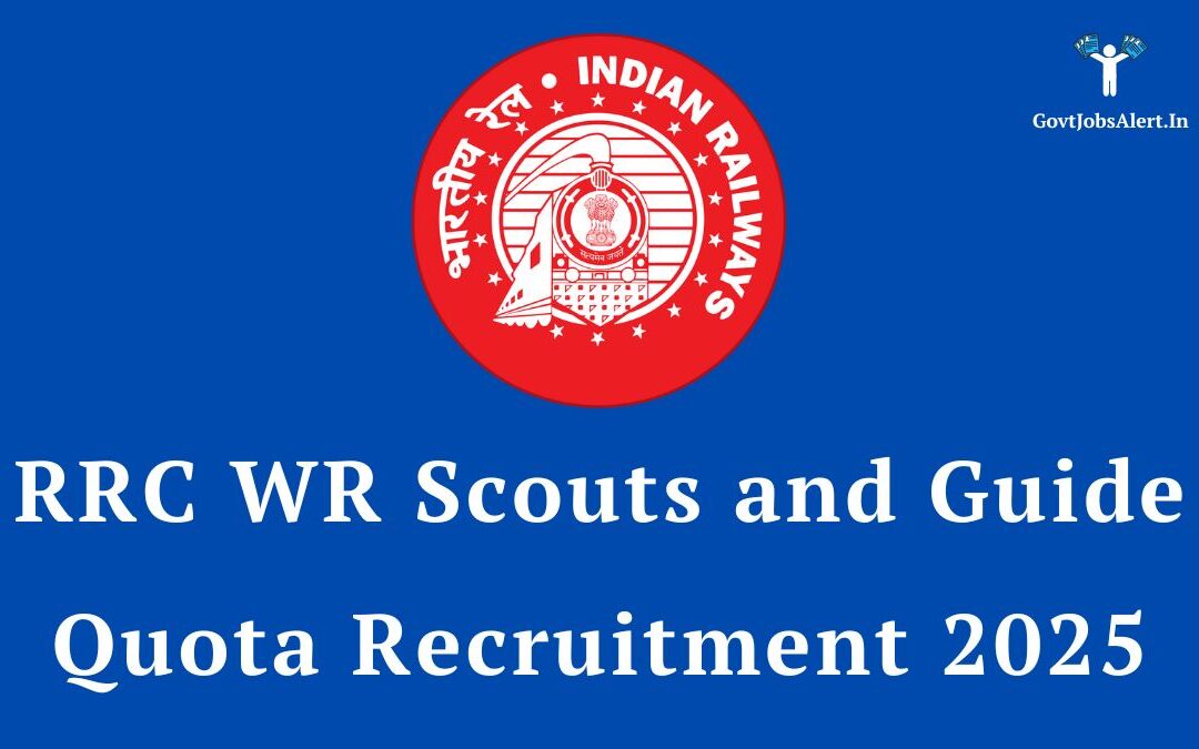RRC WR Scouts and Guide Quota Recruitment 2025: Notification Out for Level 1 & 2 Posts, Apply Now!