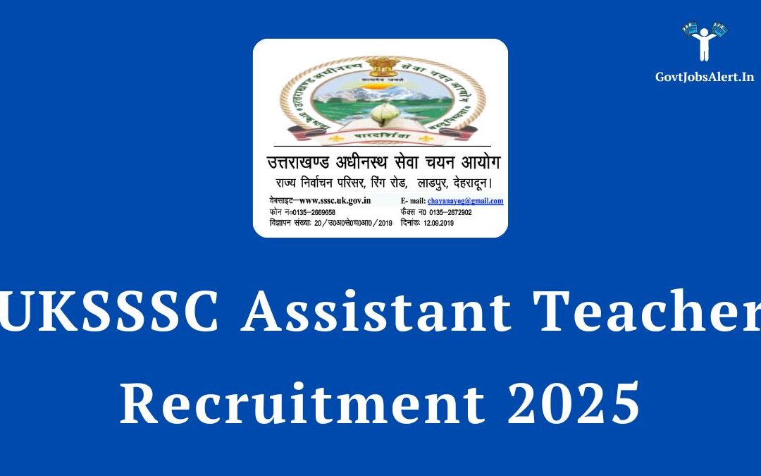 UKSSSC Assistant Teacher Recruitment 2025: Apply for 128 LT Special Educator Posts, Salary up to ₹1,42,400
