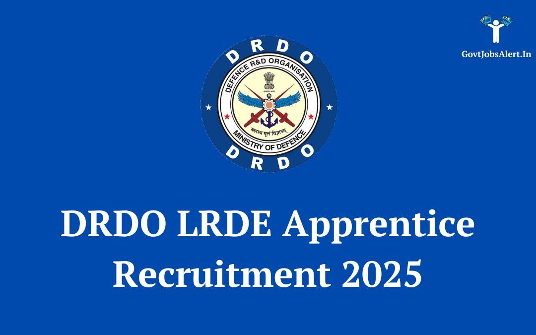 DRDO LRDE Apprentice Recruitment 2025: Walk-in for 105 Graduate, Diploma & ITI Posts