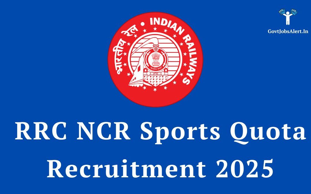 RRC NCR Sports Quota Recruitment 2025: Apply Online for 46 Posts, Check Salary & Eligibility
