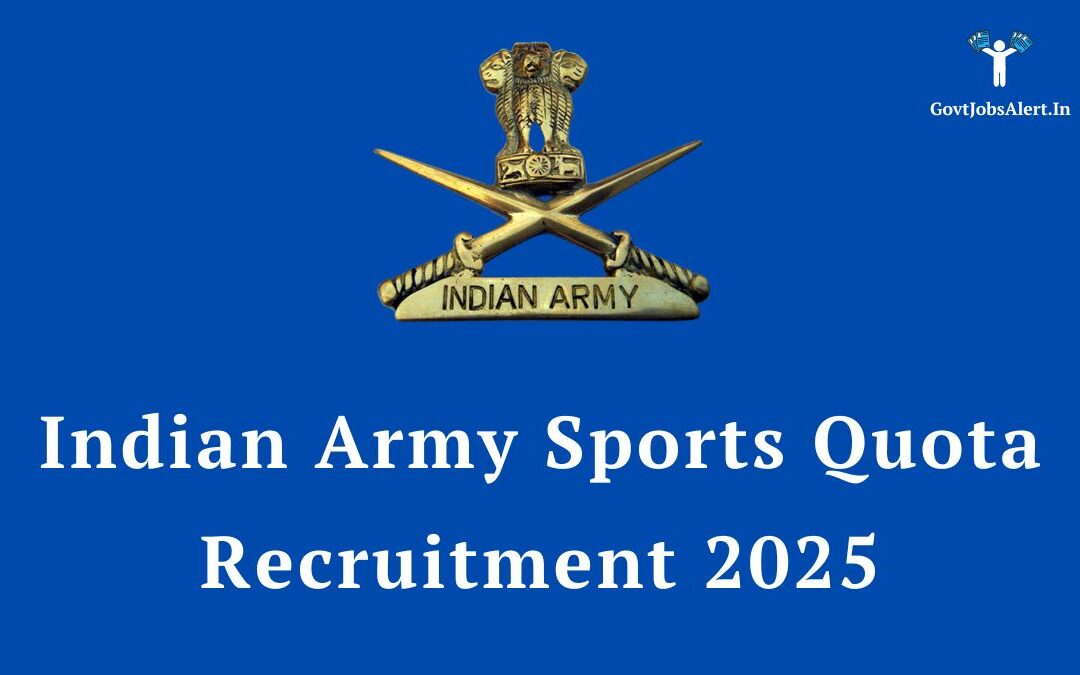 Indian Army Sports Quota Recruitment 2025: Apply Offline for Havildar & Naib Subedar Posts