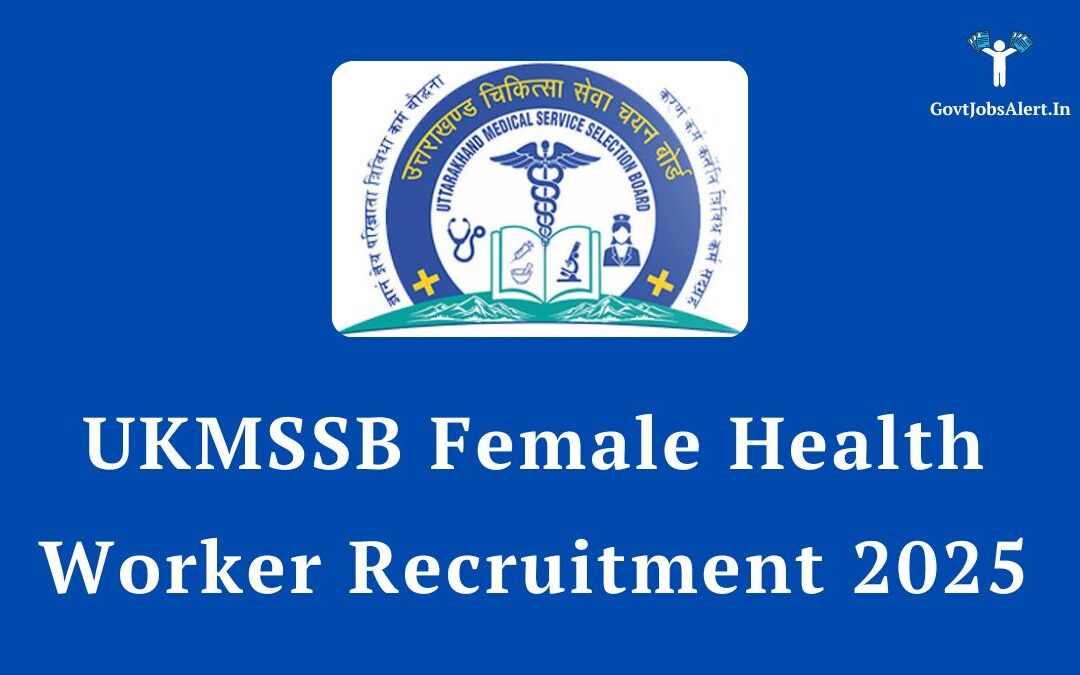 UKMSSB Female Health Worker Recruitment 2025: Apply Online for 180 Vacancies