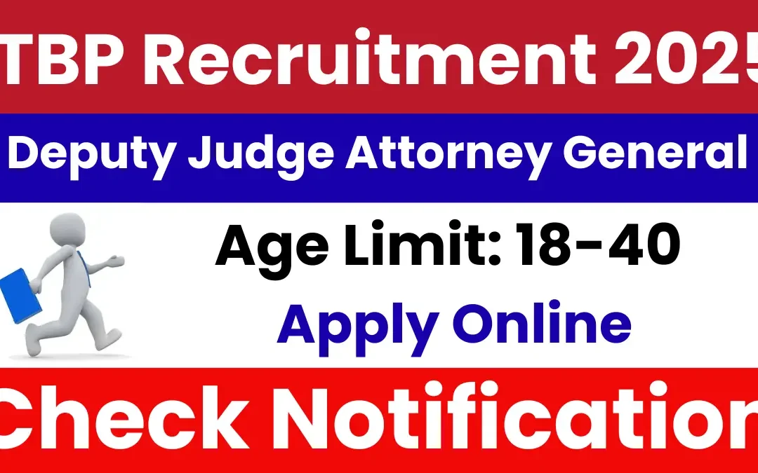 ITBP Recruitment 2025: Apply Online for Deputy Judge Attorney General Posts