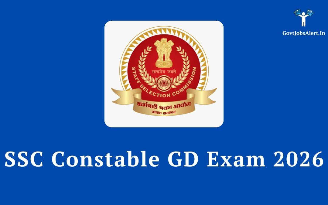 SSC Constable GD Exam 2026: Apply Online for 25487 Vacancies (10th Pass)