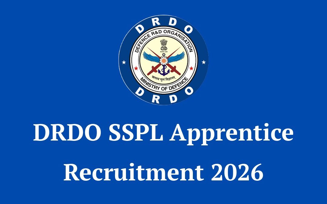DRDO SSPL Apprentice Recruitment 2026: Apply Online for Diploma, Graduate & ITI Posts