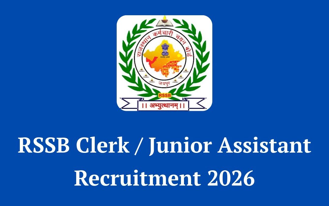RSSB Clerk / Junior Assistant Recruitment 2026: Apply Online for 10644 Posts (LDC Grade-II)