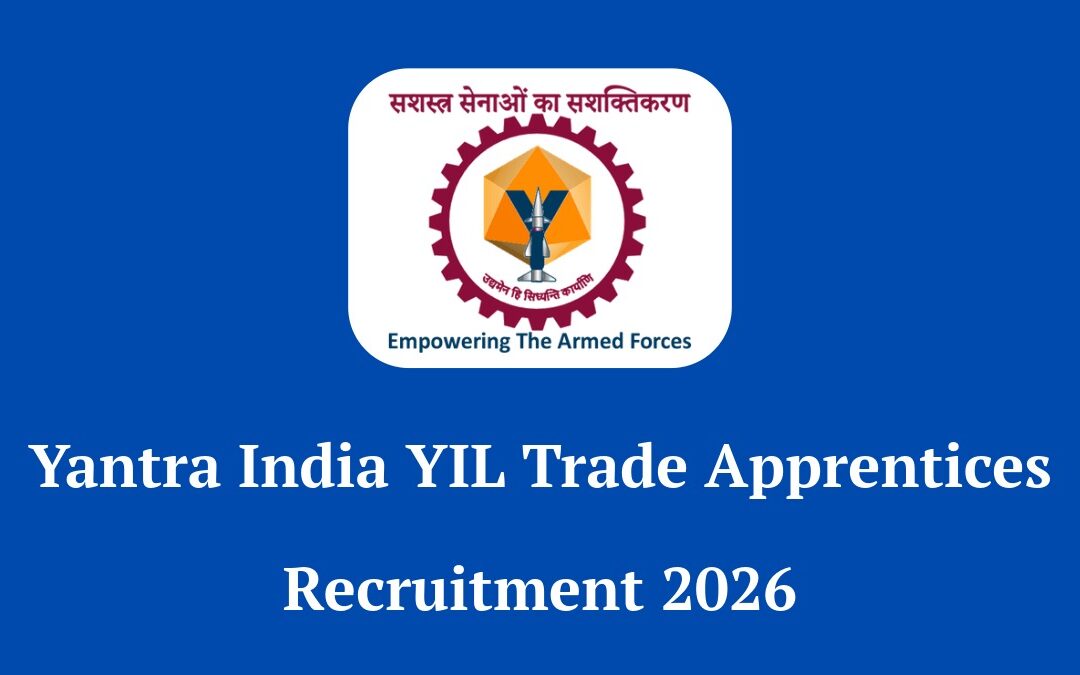 Yantra India YIL Trade Apprentices Recruitment 2026 – Apply Online for 3979 Vacancies