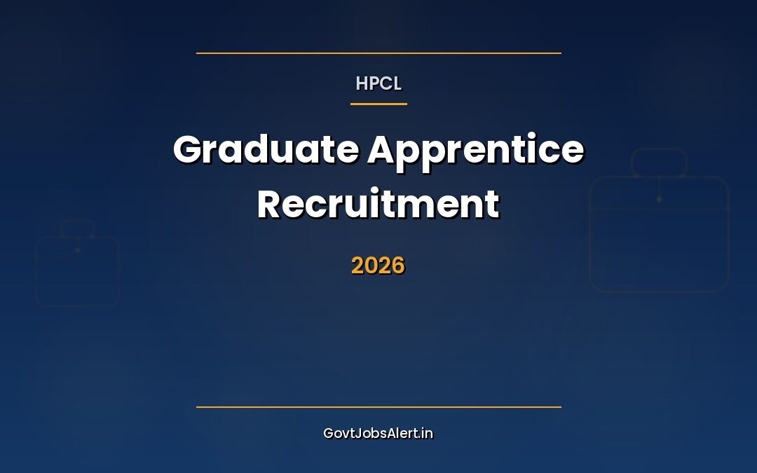 HPCL Refineries Division Graduate Apprentice Recruitment 2026: Apply Online for 250 Engineering Posts, Stipend ₹25,000/Month