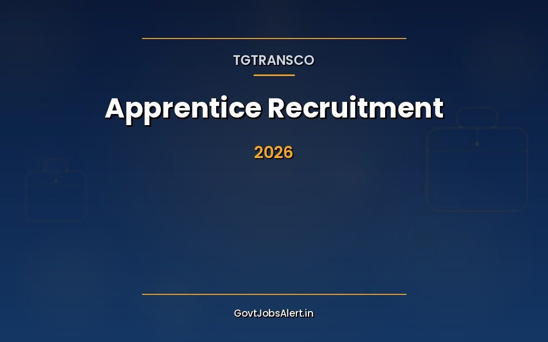TGTRANSCO Apprentice Recruitment 2026: Apply Online for 250 Graduate & Technician Apprentice Posts, Stipend Up to ₹17,500