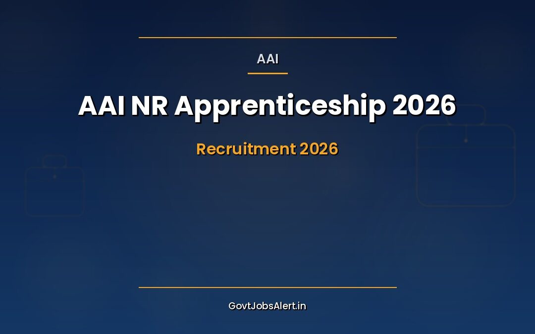 AAI Northern Region Apprenticeship 2026: Apply Online for 133 Apprentice Posts, Stipend Up to ₹15,000/Month