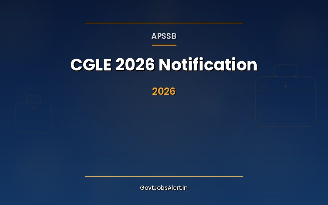 APSSB CGLE 2026: Apply Online for 122 UDC, PA & Librarian Posts in Arunachal Pradesh