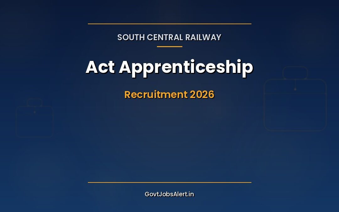 RRC SCR Apprenticeship 2026 Apply Online – 2,801 ITI Trade Posts